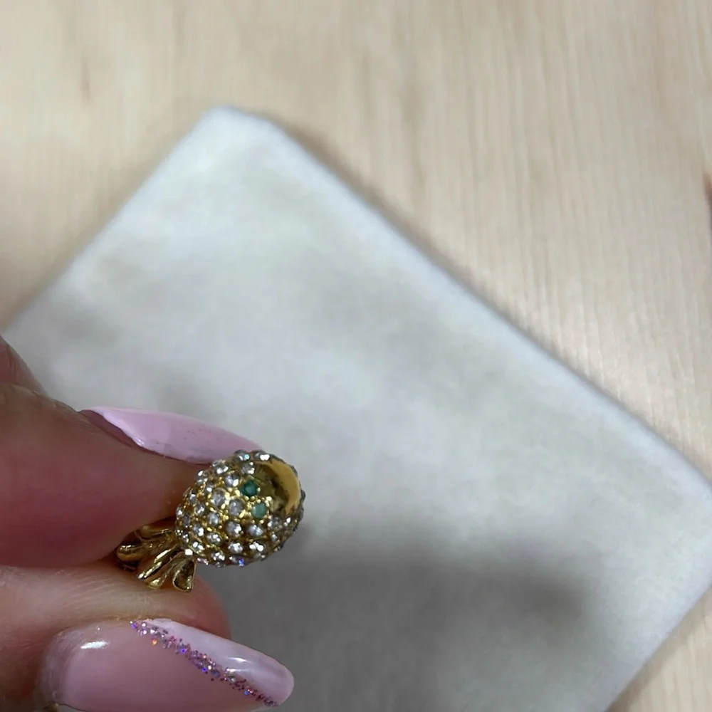 ♠️ Kate Spade Gold Pineapple Pendant Necklace
